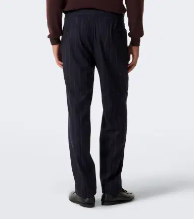 Rubinacci Striped virgin wool straight pants | Thumbnail 2 Rubinacci Striped virgin wool straight pants | Thumbnail 2