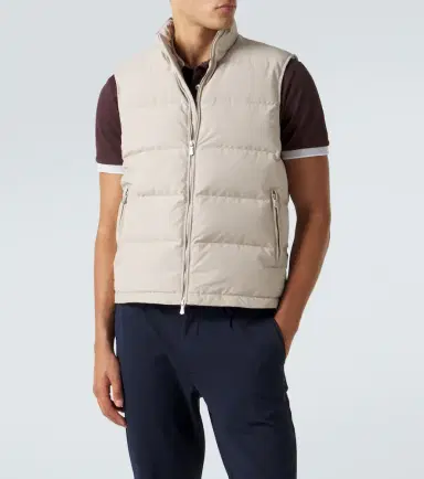 Eleventy Wool-blend down vest | Thumbnail 2 Eleventy Wool-blend down vest | Thumbnail 2