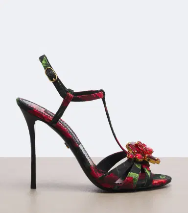 Dolce & Gabbana Embellished floral sandals | Thumbnail 3 Dolce & Gabbana Embellished floral sandals | Thumbnail 3