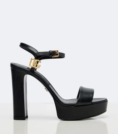 Dolce & Gabbana DG leather platform sandals | Thumbnail 3 Dolce & Gabbana DG leather platform sandals | Thumbnail 3