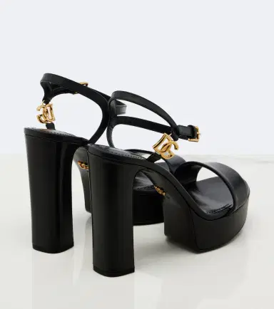 Dolce & Gabbana DG leather platform sandals | Thumbnail 4 Dolce & Gabbana DG leather platform sandals | Thumbnail 4