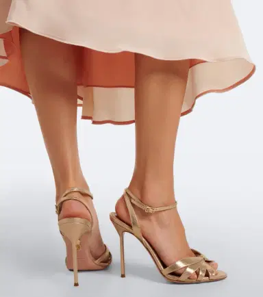 Aquazzura Soulmate metallic leather sandals | Thumbnail 5 Aquazzura Soulmate metallic leather sandals | Thumbnail 5