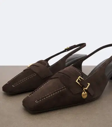 Tod's Suede slingback pumps | Thumbnail 2 Tod's Suede slingback pumps | Thumbnail 2
