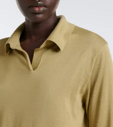 The Row Pauli wool and silk polo sweater | Thumbnail 3 The Row Pauli wool and silk polo sweater | Thumbnail 3