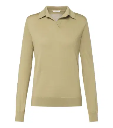 The Row Pauli wool and silk polo sweater | Thumbnail 1 The Row Pauli wool and silk polo sweater | Thumbnail 1
