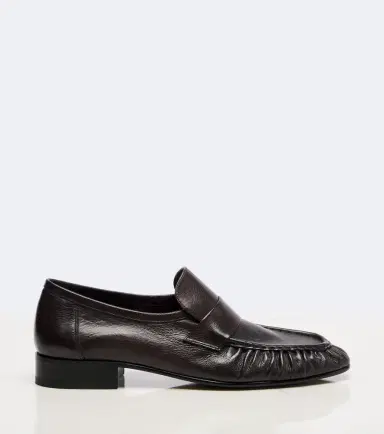 The Row Soft ruched leather loafers | Thumbnail 4 The Row Soft ruched leather loafers | Thumbnail 4