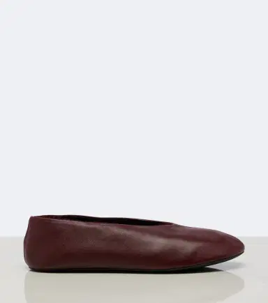 The Row Stella leather slip-on shoes | Thumbnail 3 The Row Stella leather slip-on shoes | Thumbnail 3