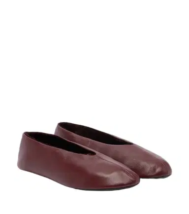 The Row Stella leather slip-on shoes | Thumbnail 1 The Row Stella leather slip-on shoes | Thumbnail 1