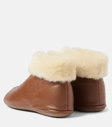 PePe PèPè Glace shearling-trimmed leather ankle boots | Thumbnail 2 PePe PèPè Glace shearling-trimmed leather ankle boots | Thumbnail 2