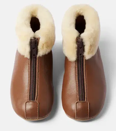 PePe PèPè Glace shearling-trimmed leather ankle boots | Thumbnail 5 PePe PèPè Glace shearling-trimmed leather ankle boots | Thumbnail 5