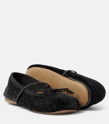 PePe PèPè Embellished velvet ballet flats | Thumbnail 2 PePe PèPè Embellished velvet ballet flats | Thumbnail 2