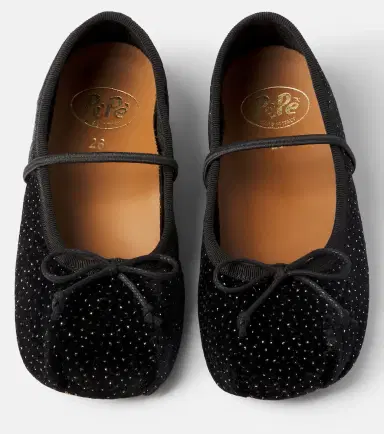 PePe PèPè Embellished velvet ballet flats | Thumbnail 4 PePe PèPè Embellished velvet ballet flats | Thumbnail 4