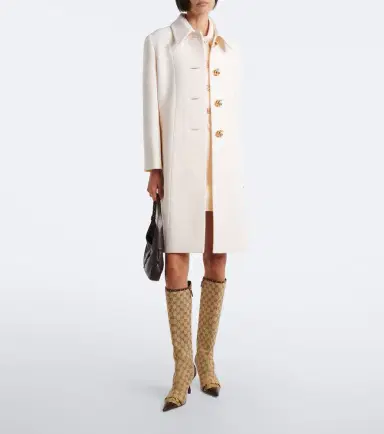 Gucci GG Marmont wool coat | Thumbnail 2 Gucci GG Marmont wool coat | Thumbnail 2