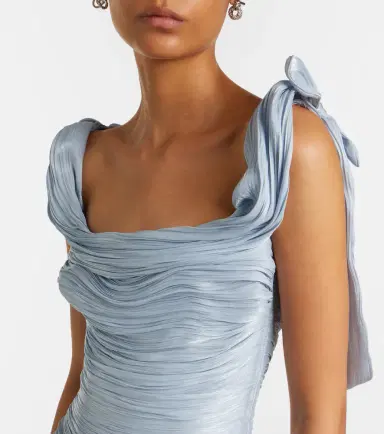 Marmar Halim Pleated taffeta gown | Thumbnail 2 Marmar Halim Pleated taffeta gown | Thumbnail 2