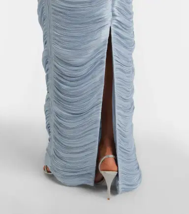 Marmar Halim Pleated taffeta gown | Thumbnail 3 Marmar Halim Pleated taffeta gown | Thumbnail 3