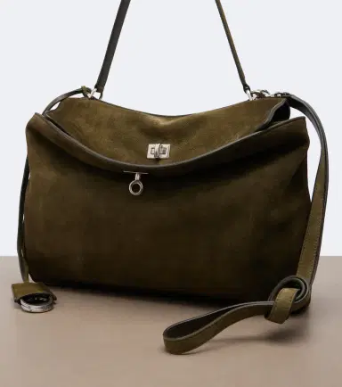Balenciaga Rodeo Medium suede shoulder bag | Thumbnail 4 Balenciaga Rodeo Medium suede shoulder bag | Thumbnail 4