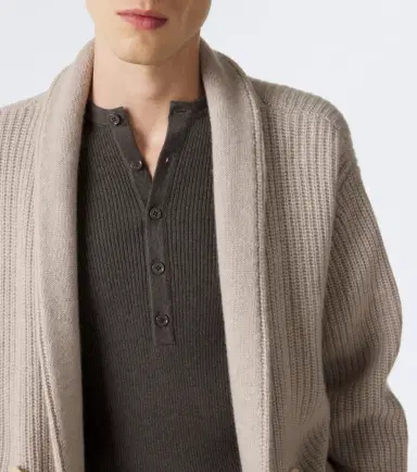 Lisa Yang Falk cotton and cashmere Henley shirt | Thumbnail 3 Lisa Yang Falk cotton and cashmere Henley shirt | Thumbnail 3