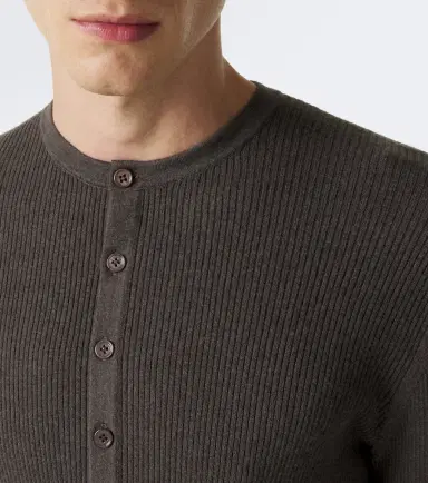Lisa Yang Falk cotton and cashmere Henley shirt | Thumbnail 4 Lisa Yang Falk cotton and cashmere Henley shirt | Thumbnail 4