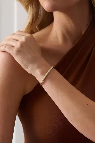 SARA WEINSTOCK Diamond Dujour Oval Bangle Bracelet | Thumbnail 2 SARA WEINSTOCK Diamond Dujour Oval Bangle Bracelet | Thumbnail 2