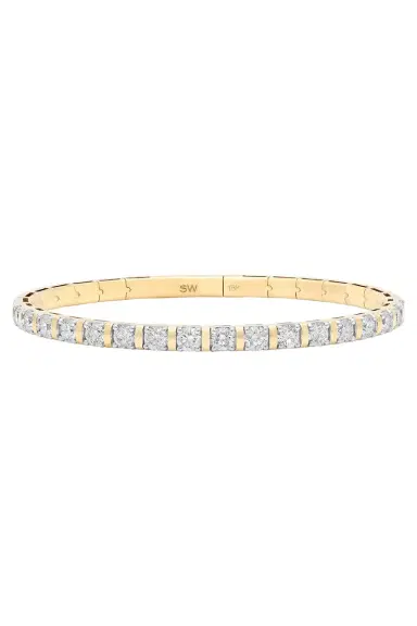 SARA WEINSTOCK Diamond Flexion Eternity Bangle | Thumbnail 1 SARA WEINSTOCK Diamond Flexion Eternity Bangle | Thumbnail 1