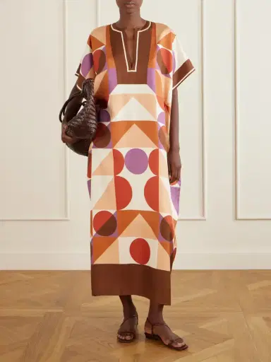 Eres Marisa Silk-twill Kaftan | Thumbnail 2 Eres Marisa Silk-twill Kaftan | Thumbnail 2