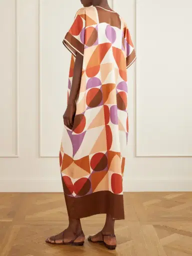 Eres Marisa Silk-twill Kaftan | Thumbnail 3 Eres Marisa Silk-twill Kaftan | Thumbnail 3