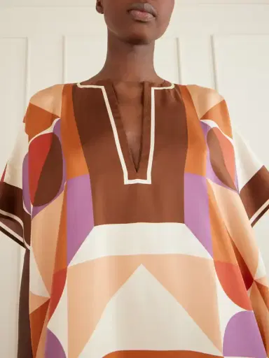 Eres Marisa Silk-twill Kaftan | Thumbnail 4 Eres Marisa Silk-twill Kaftan | Thumbnail 4