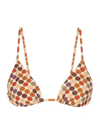 Eres Lou Lou Colorful Polka Dot Print Bikini Top | Thumbnail 1 Eres Lou Lou Colorful Polka Dot Print Bikini Top | Thumbnail 1