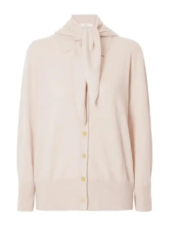 Scarf-detailed Cashmere Sweater Scarf-detailed Cashmere Sweater