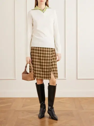 MM6 MAISON MARGIELA Ribbed Wool-blend Sweater | Thumbnail 2 MM6 MAISON MARGIELA Ribbed Wool-blend Sweater | Thumbnail 2