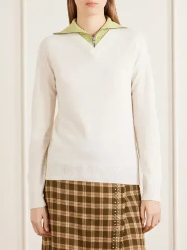 MM6 MAISON MARGIELA Ribbed Wool-blend Sweater | Thumbnail 3 MM6 MAISON MARGIELA Ribbed Wool-blend Sweater | Thumbnail 3
