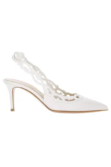 Gianvito Rossi Nappa Heel Sandal 70 | Thumbnail 1 Gianvito Rossi Nappa Heel Sandal 70 | Thumbnail 1