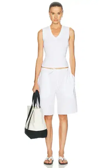 LESET Nando Sleeveless V-Neck Tank Top | Thumbnail 4 LESET Nando Sleeveless V-Neck Tank Top | Thumbnail 4