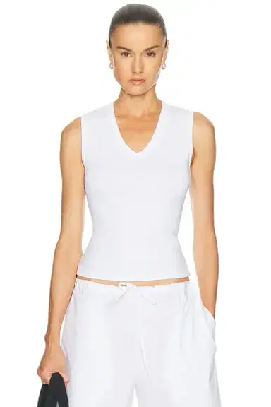 LESET Nando Sleeveless V-Neck Tank Top | Thumbnail 1 LESET Nando Sleeveless V-Neck Tank Top | Thumbnail 1