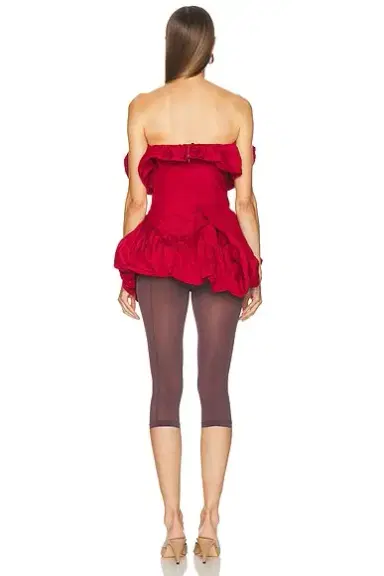 Magda Butrym Strapless Bubble Mini Dress | Thumbnail 4 Magda Butrym Strapless Bubble Mini Dress | Thumbnail 4