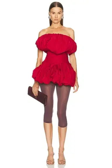 Magda Butrym Strapless Bubble Mini Dress | Thumbnail 1 Magda Butrym Strapless Bubble Mini Dress | Thumbnail 1
