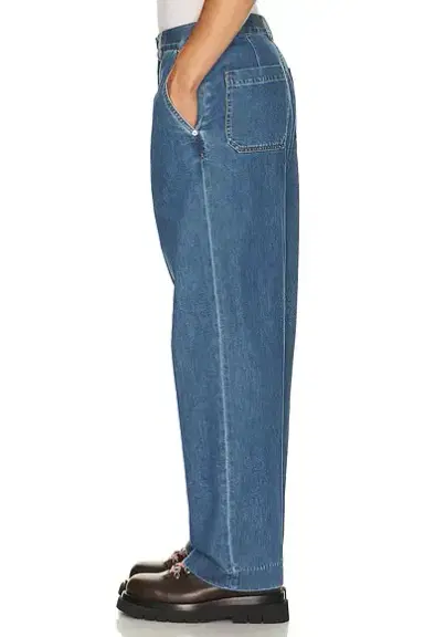 Bottega Veneta Atlantic Blue Denim Wide Leg Trousers | Thumbnail 2 Bottega Veneta Atlantic Blue Denim Wide Leg Trousers | Thumbnail 2