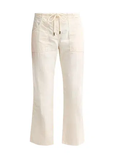 RE/DONE Women's Laguna Cotton Pants - Crema - Size 32 | Thumbnail 1 RE/DONE Women's Laguna Cotton Pants - Crema - Size 32 | Thumbnail 1