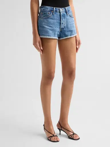 RE/DONE Women's Daisy Denim Shorts | Thumbnail 4 RE/DONE Women's Daisy Denim Shorts | Thumbnail 4
