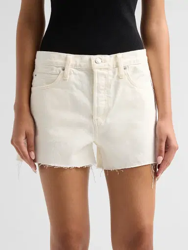 RE/DONE Women's The Breezy Denim Shorts - Crema - Size 31 | Thumbnail 5 RE/DONE Women's The Breezy Denim Shorts - Crema - Size 31 | Thumbnail 5