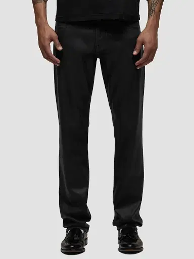 Hudson Jeans Men's Blake Coated Slim Straight Jeans - Coated Phantom | Thumbnail 3 Hudson Jeans Men's Blake Coated Slim Straight Jeans - Coated Phantom | Thumbnail 3