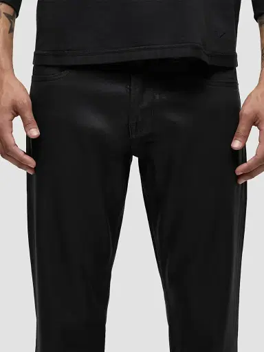 Hudson Jeans Men's Blake Coated Slim Straight Jeans - Coated Phantom | Thumbnail 5 Hudson Jeans Men's Blake Coated Slim Straight Jeans - Coated Phantom | Thumbnail 5