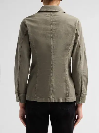 L'Agence Women's Ramsey Utility Cotton Jacket - Smokey Olive - Size XL | Thumbnail 3 L'Agence Women's Ramsey Utility Cotton Jacket - Smokey Olive - Size XL | Thumbnail 3
