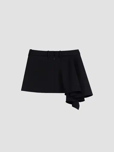 Givenchy Women's Slashed Mini Skirt in Wool | Thumbnail 2 Givenchy Women's Slashed Mini Skirt in Wool | Thumbnail 2