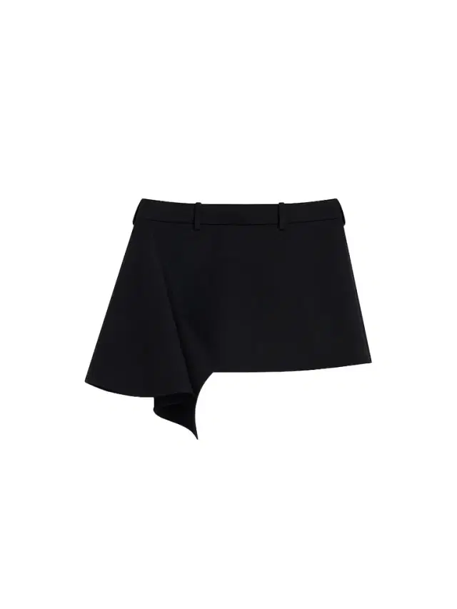 Women's Slashed Mini Skirt in Wool Women's Slashed Mini Skirt in Wool