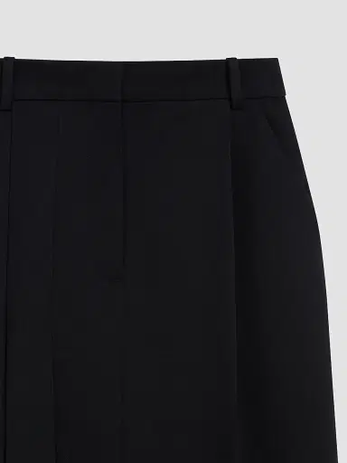 Givenchy Women's Slashed Midi Skirt in Wool | Thumbnail 3 Givenchy Women's Slashed Midi Skirt in Wool | Thumbnail 3
