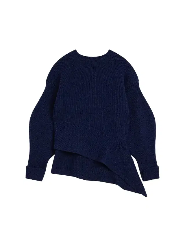 Women's Asymmetric Sweater in Wool and Cashmere Women's Asymmetric Sweater in Wool and Cashmere
