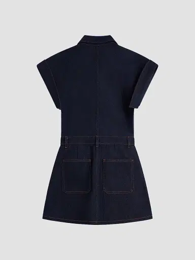 Givenchy Women's Mini Dress in Raw Denim | Thumbnail 2 Givenchy Women's Mini Dress in Raw Denim | Thumbnail 2