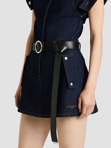 Givenchy Women's Mini Dress in Raw Denim | Thumbnail 6 Givenchy Women's Mini Dress in Raw Denim | Thumbnail 6