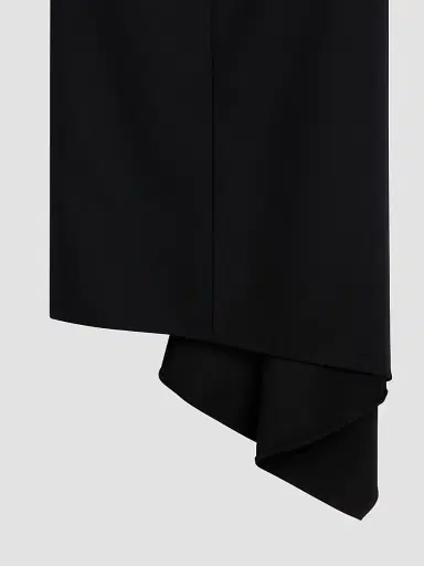 Givenchy Women's Slashed Long Skirt in Wool | Thumbnail 4 Givenchy Women's Slashed Long Skirt in Wool | Thumbnail 4